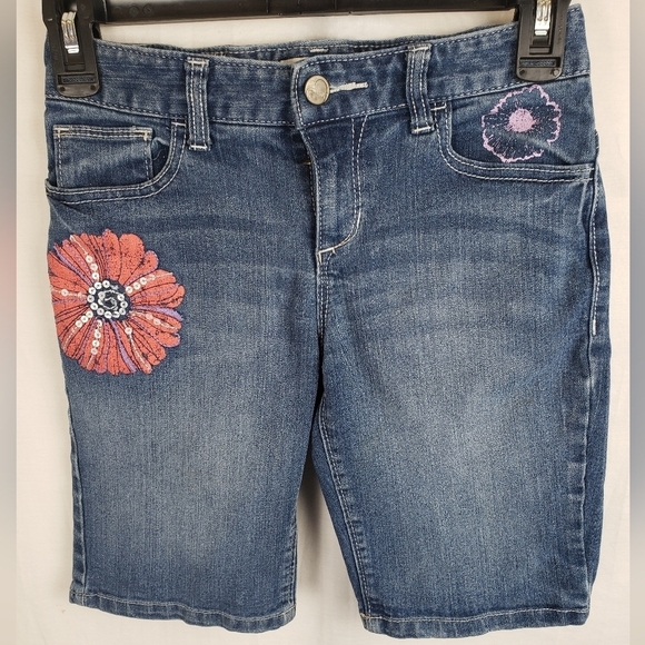 Lot of 5 Pair of Girl's Short/Capris  Old Navy, Cherokee, Faded Glory,  Sz 10/12 - Picture 2 of 11